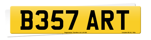 Registration number B357 ART